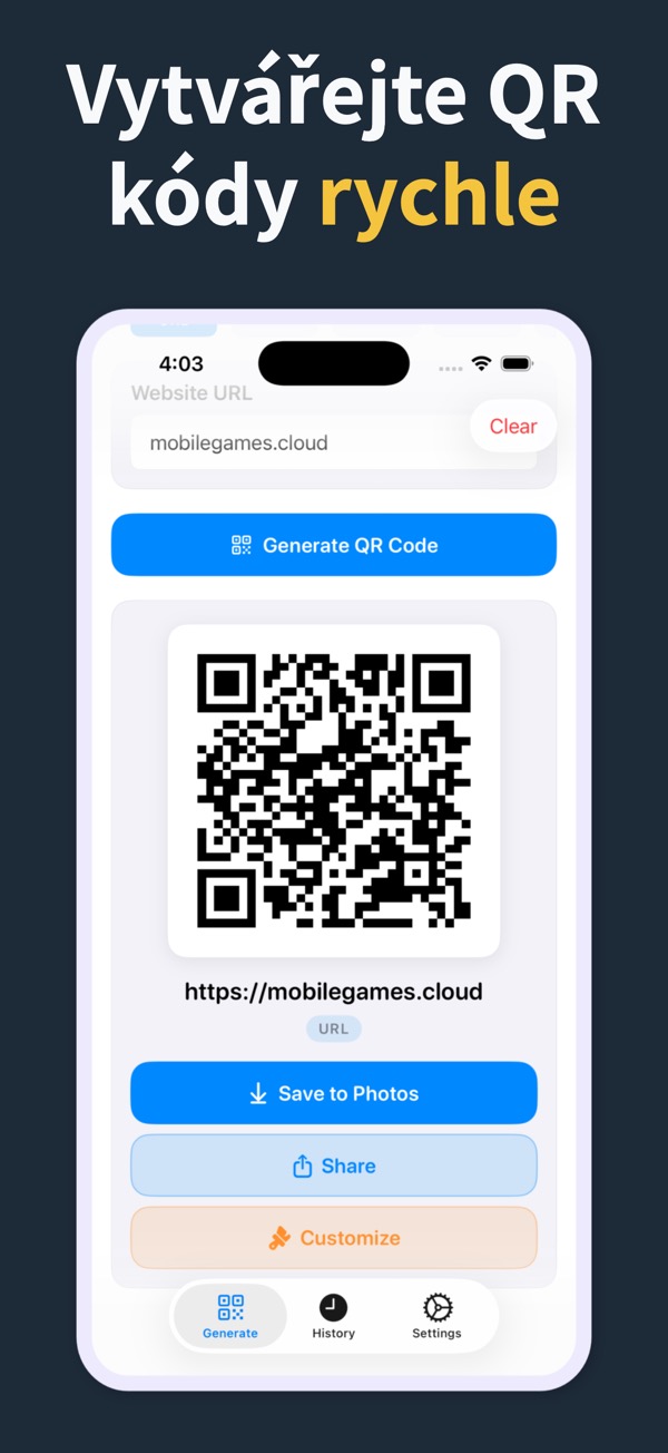 QR Code Generator screenshot