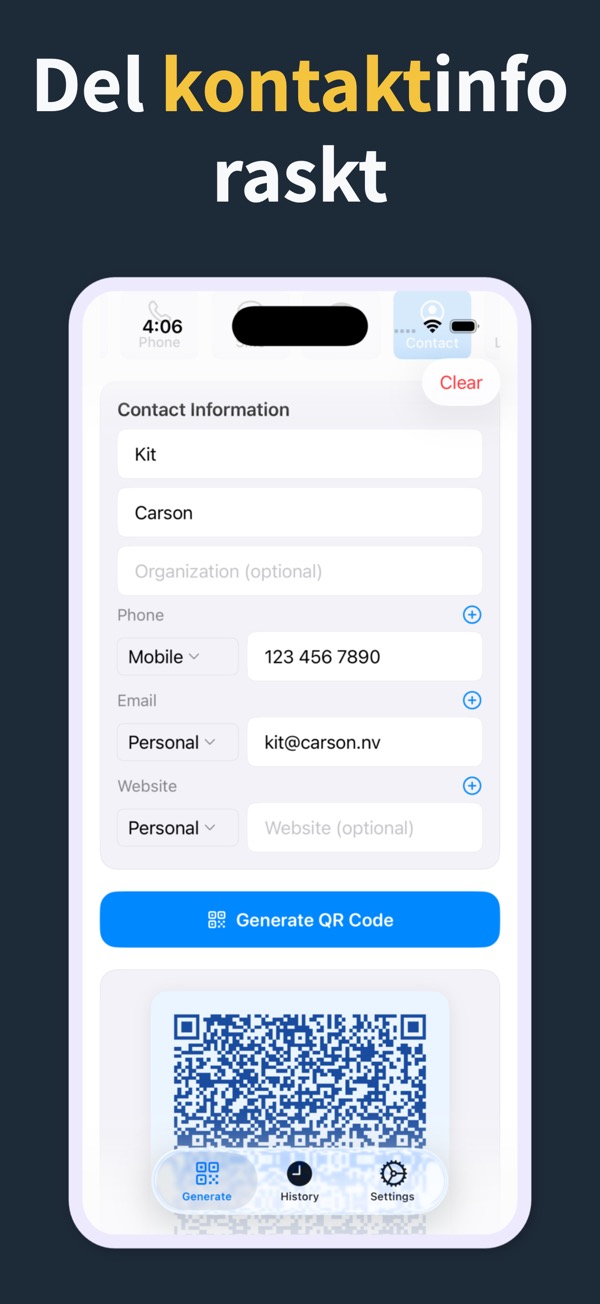 QR Code Generator screenshot 3