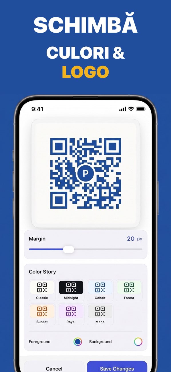 Creează coduri QR personalizate direct pe iPhone