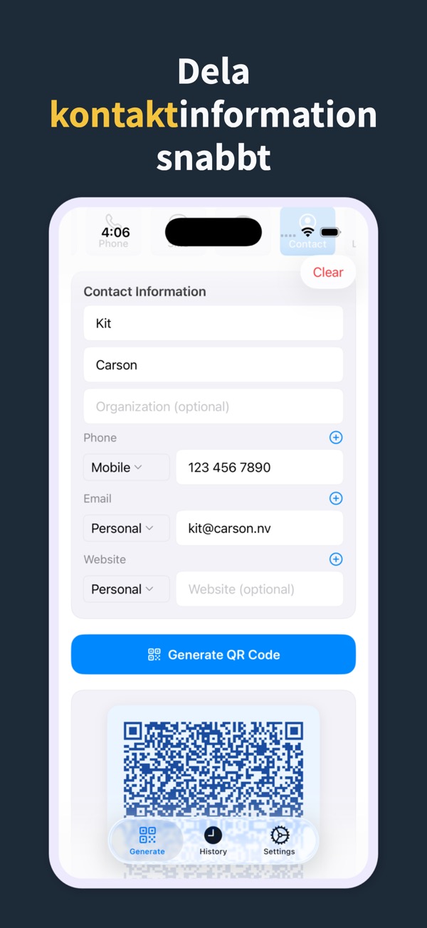 QR Code Generator screenshot 3