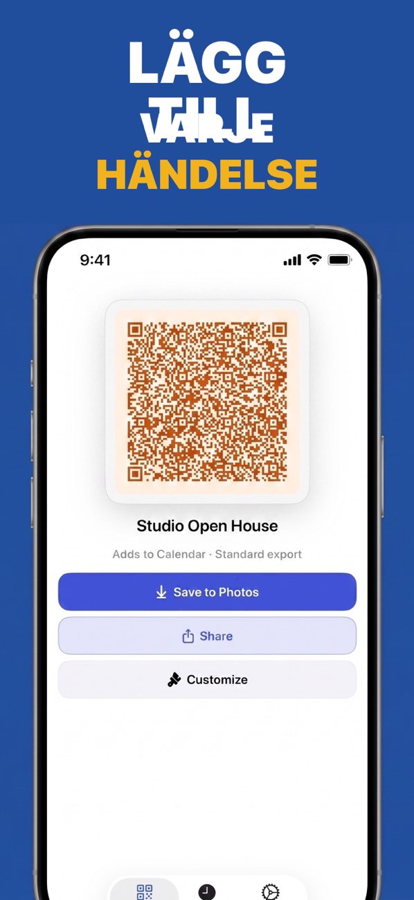 QR-koder för platserna där kunderna redan tittar