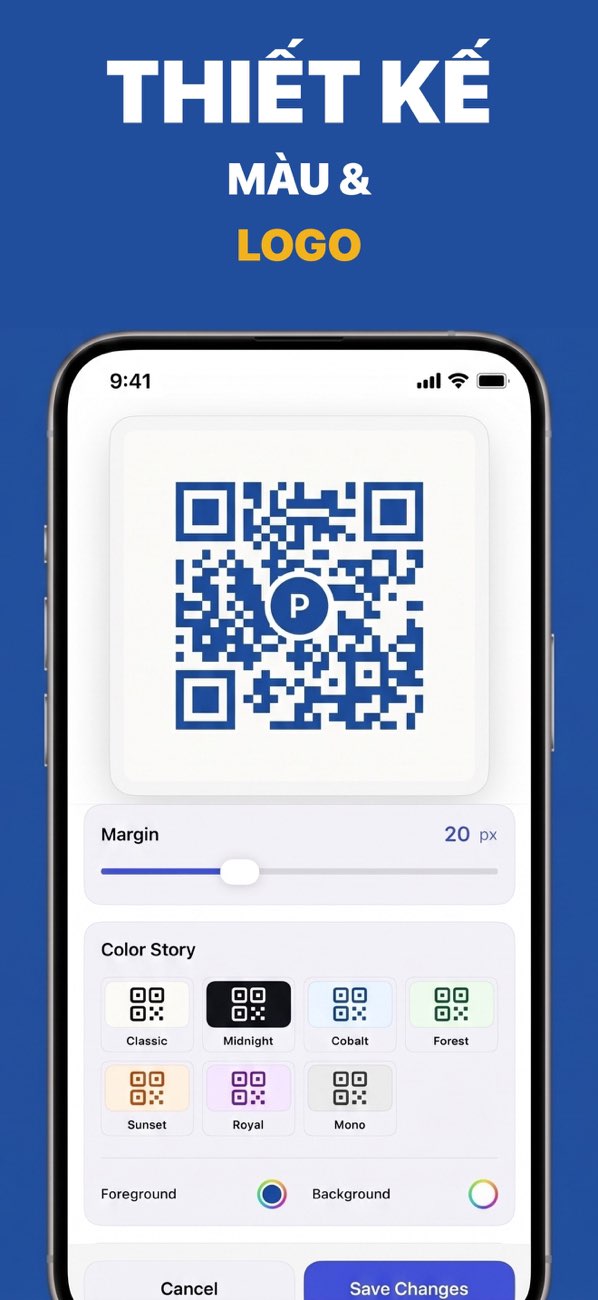 Tạo mã QR tùy chỉnh trực tiếp trên iPhone